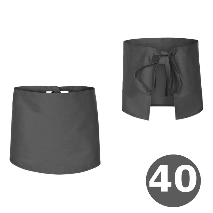 Číšnická zástěra kuchařská délka 40 cm