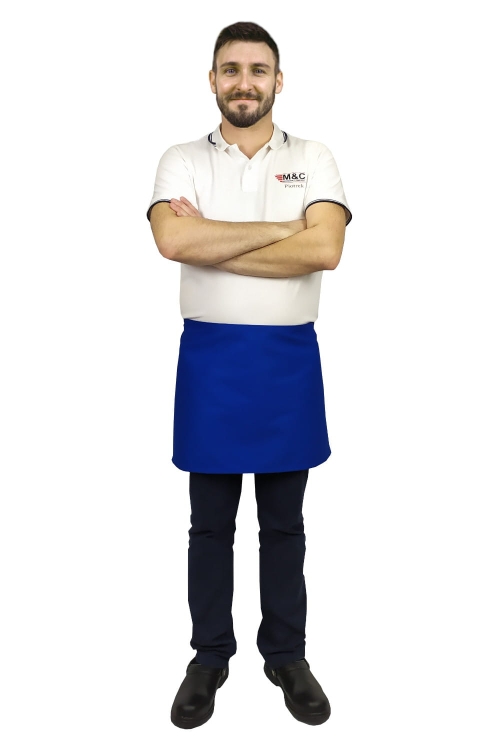 Chabrová číšnická zástěra délka 40 cm kuchařská