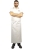 Bílá kuchařská zástěra délka 90 cm