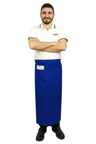 Chabrová číšnická zástěra o délce 90 cm