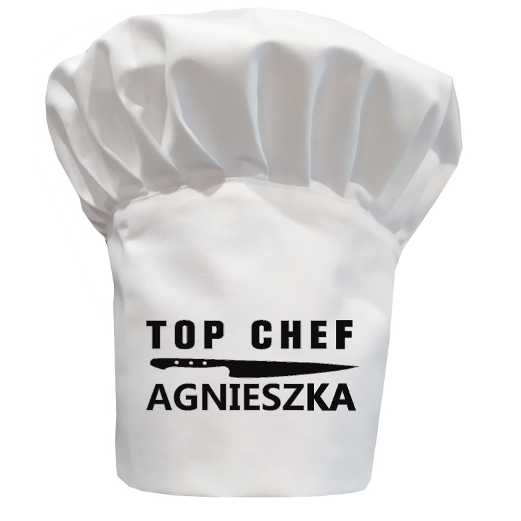 TOP CHEF kuchařská čepice s tvým jménem