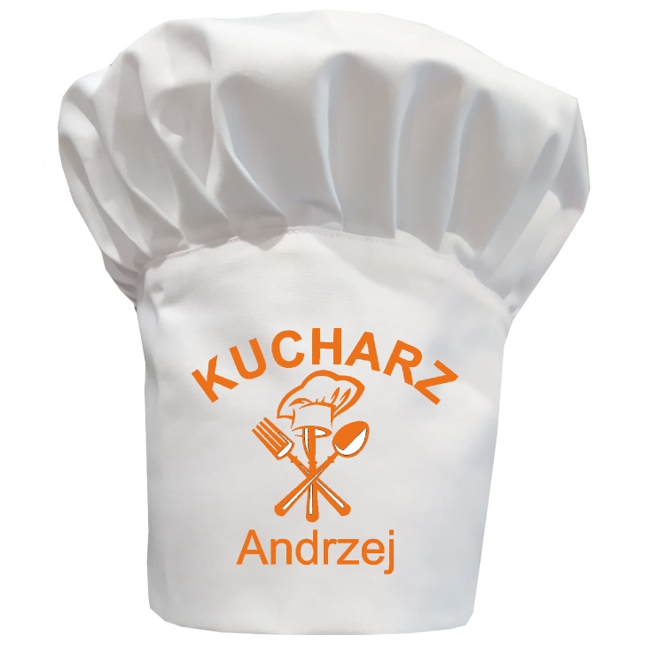 Černá kuchařská čepice Kuchař