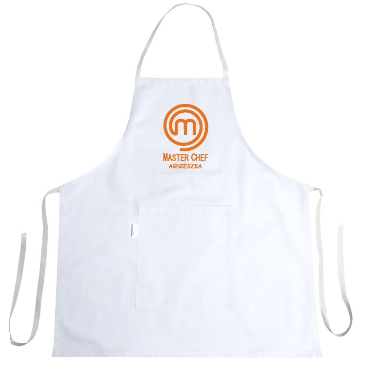 Zástěra s potiskem MASTER CHEF a jménem