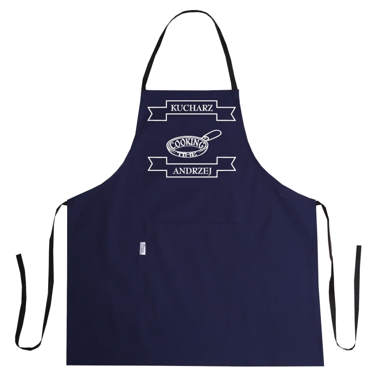 Zástěra s potiskem Cooking Time do kuchyně