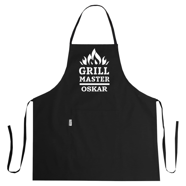 Zástěra s potiskem Grill Master