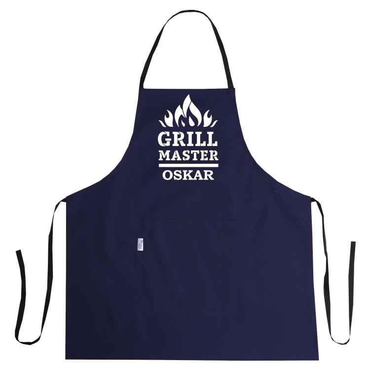 Kuchyňská zástěra s potiskem Grill Master