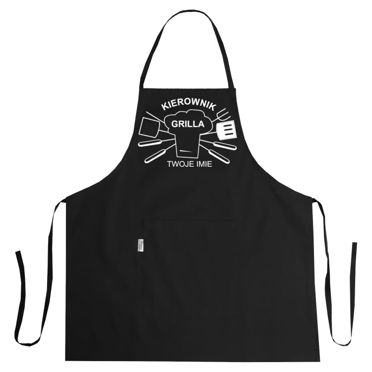 Zástěra s potiskem Šéf grilu