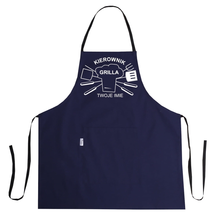 Grilovací šéf na zástěře s vaším textem
