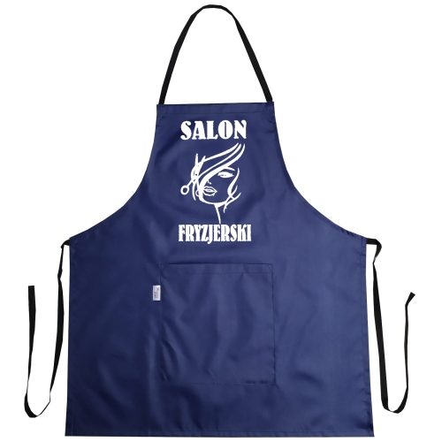 Kadeřnický zástěr s grafikou 'Kadeřnický salon'
