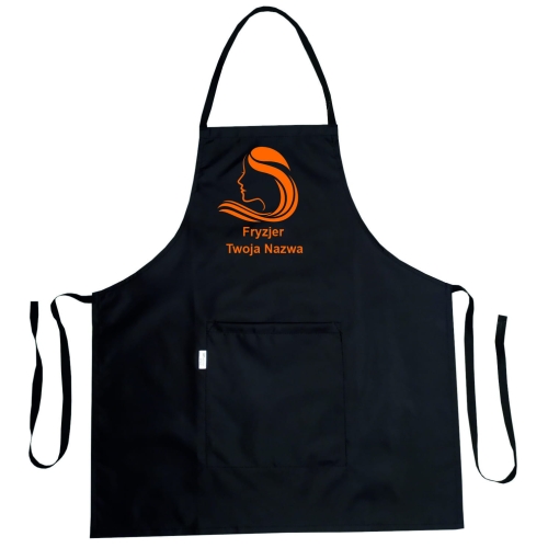 Voděodolný kadeřnický plášť s grafikou 'Golden Barber'