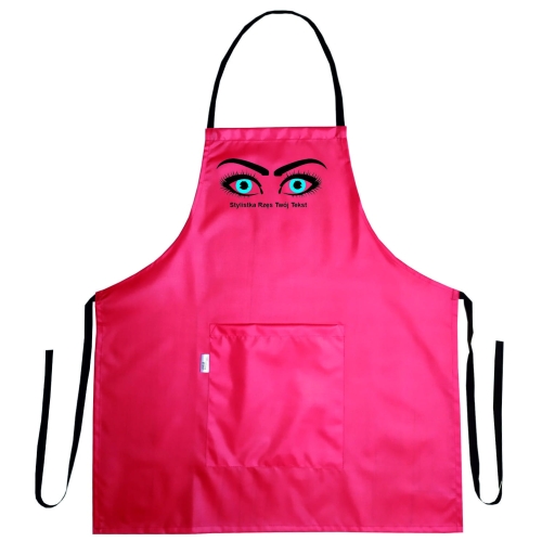 Kosmetický plášť s grafikou 'Stylistka řas' voděodolný