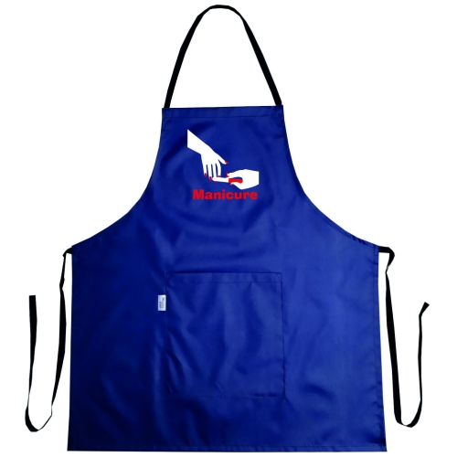 Kosmetický plášť 'Manicure' se solidní grafikou