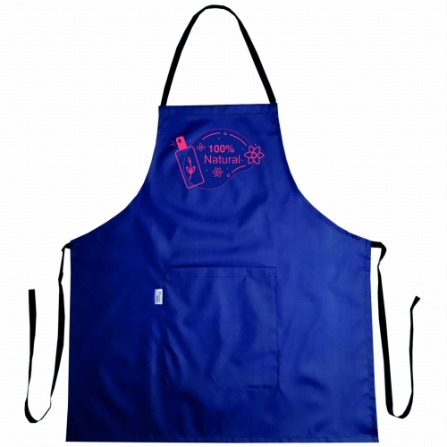 Voděodolný kosmetický zástěr s grafikou 100% přírodních kosmetik.