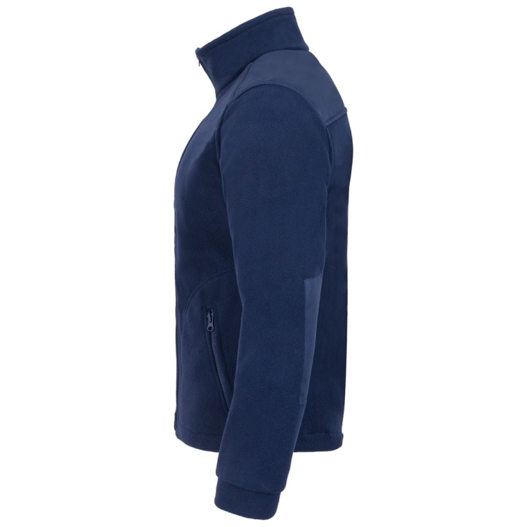 Modrá fleece mikina