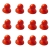 Kuchařské knoflíky, kulaté, různé barvy na výběr 1 balení = 10 ks