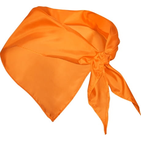 Oranžový trojúhelníkový šátek
