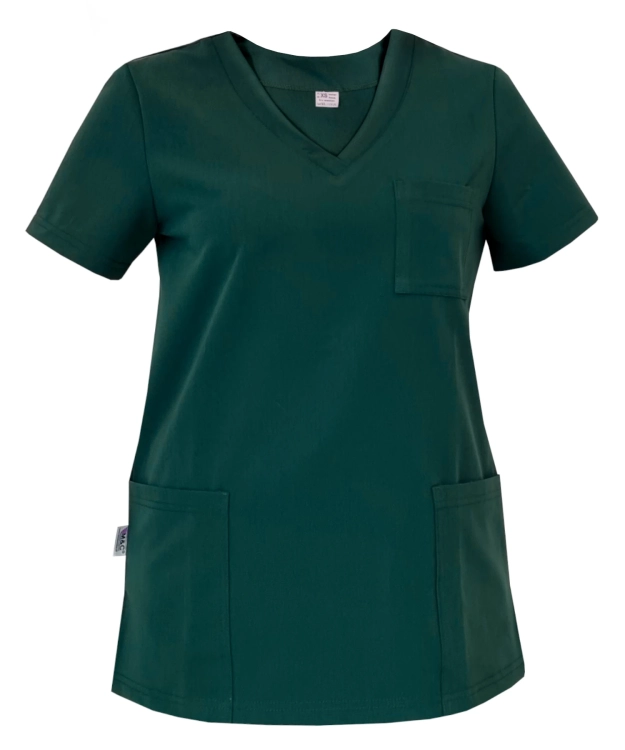 Damski komplet medyczny zielona butelka