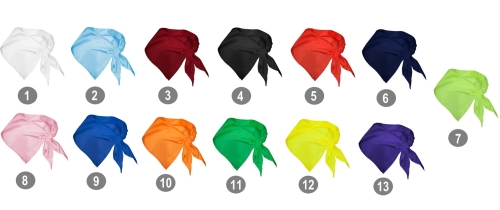 Chusta trójkątna granatowa apaszka