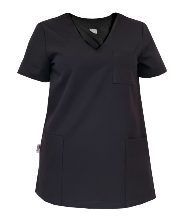 Medyczny komplet czarny casual premium