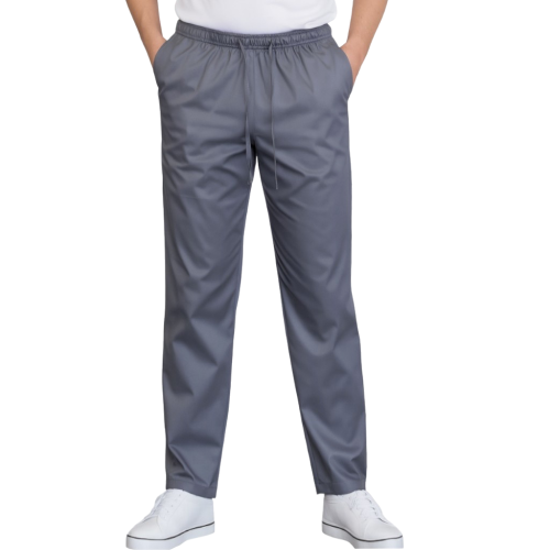 elastyczne spodnie medyczne kolor szary