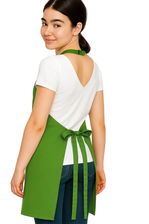 BISTRO fartuszek barmański kolor limonka