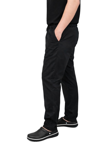 Spodnie szefa kuchni męskie kolor czarny