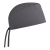Czepek medyczny chirurgiczny wiązany unisex szary prawy bok.png