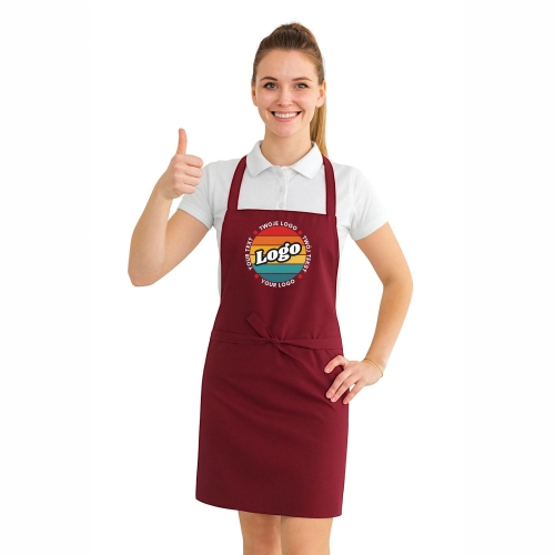 Fartuszek kuchenny bordowy z twoim własnym nadrukiem logo projektuj online.jpg
