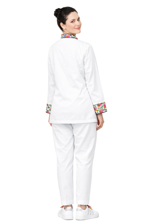 Damski zestaw bluza i spodnie MASTER CHEF kolor biały
