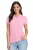 Koszulka polo damska różowa krótki rekaw przód.png