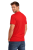 T-shirt męski krótki rękaw 100% bawełna kolor czerwony widok z tyłu.png