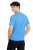 T-shirt męski z krótkim rękawem gramatura 190g niebieski widok z tyłu.png