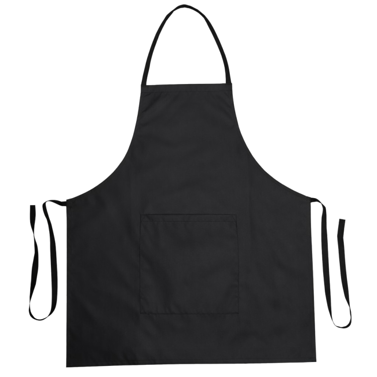 Fartuszek fryzjerski wiązany z tyłu czarny mockup.png