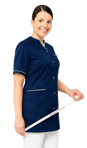 Medyczny żakiet kosmetyczny granatowy