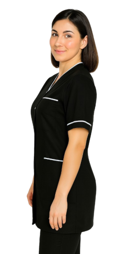 Czarny żakiet kosmetyczny medyczny damski