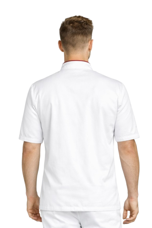 Kucharska bluza męska z krótkim rękawem