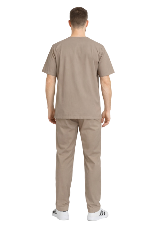 CLINIC SLIM cappucino  męski komplet medyczny