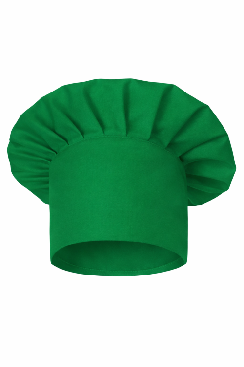 Czapka kucharza szefa kuchni zielona mockup.png