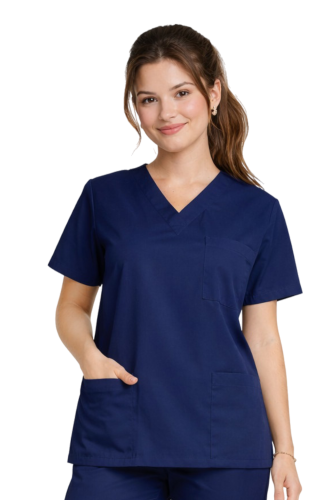 Damska bluza medyczna kolor granatowy