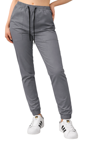 Szare joggery medyczne FLEX elastyczne