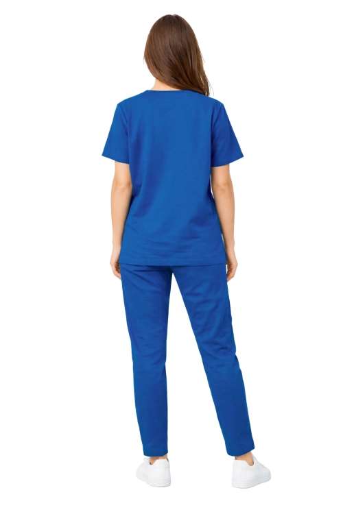 Chabrowy komplet chirurgiczny 100% bawełna damski