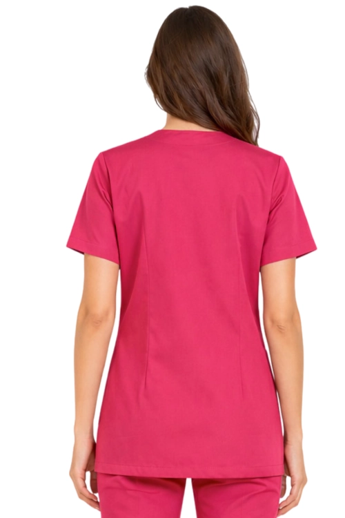 Kolor amarant żakiet medyczny dla kobiet