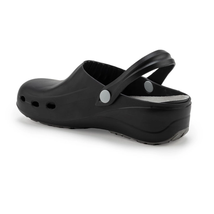 Obuwie medyczne wodoodporne Prmia Clog kolor czarny widok tył.png