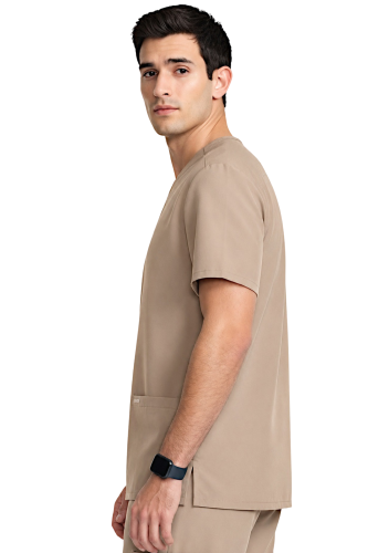 Beżowa męska  bluza medyczna  originals ultra widok z boku.png