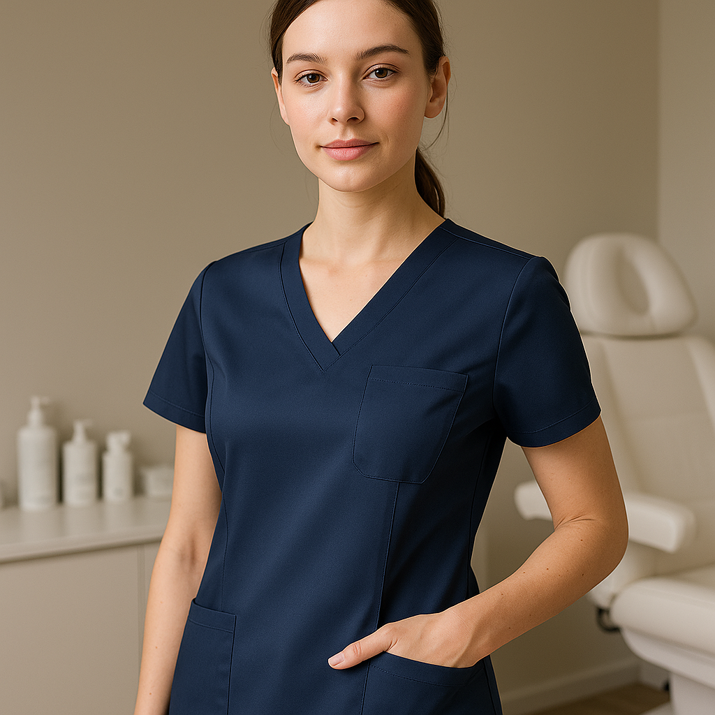 Mediční halenka pro práci v estetickém salonu – které detaily tvoří profesionální vzhled?